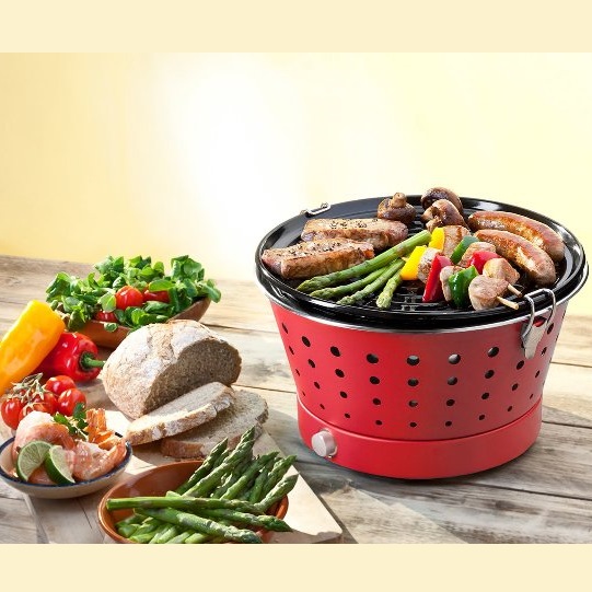Barbacoa sin humo Grillerette Clássic Food&Fun - Personalizable 5 colores 